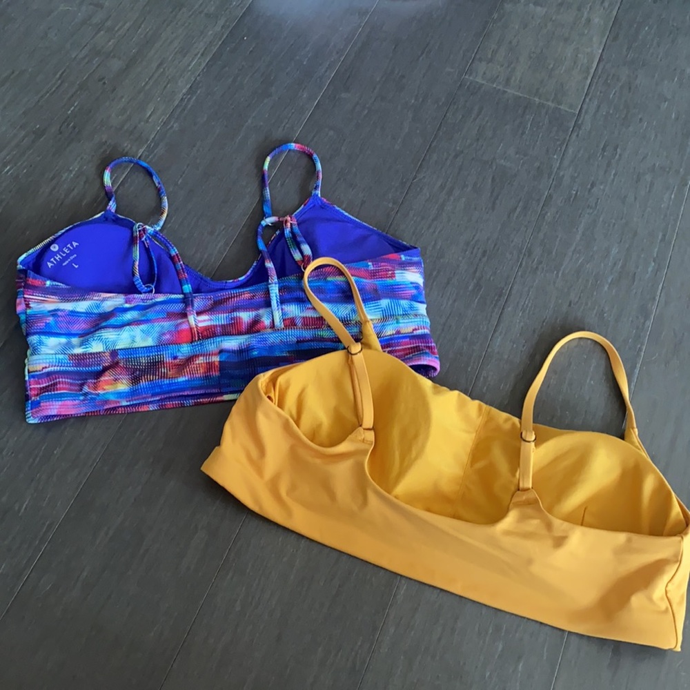 Athleta Swim 2 Tops Large - Picture 4 of 5